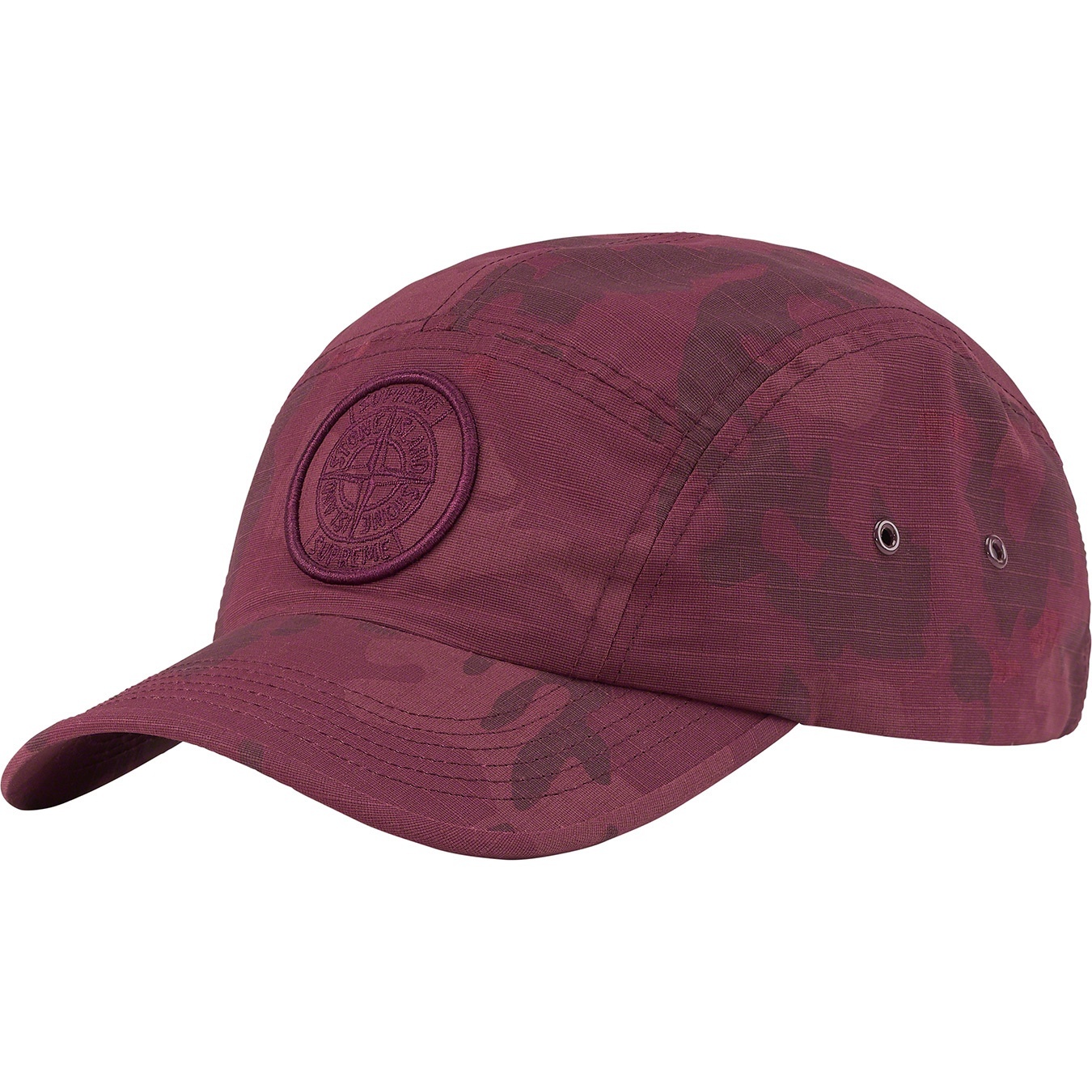 Supreme®/Stone Island® Reactive Ice Camo Ripstop Camp Cap view 2